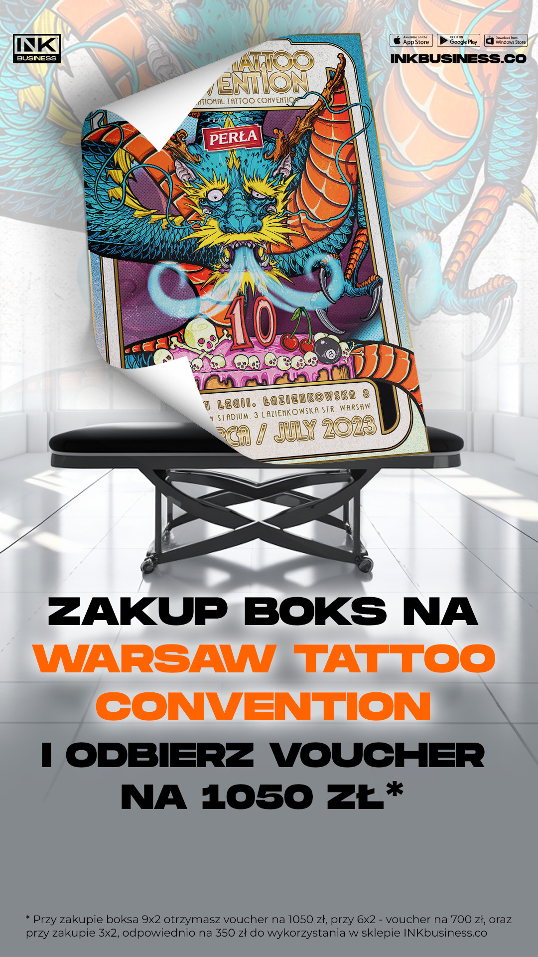 Kup boks Warsaw Tattoo Convention i odbierz voucher INKbusiness