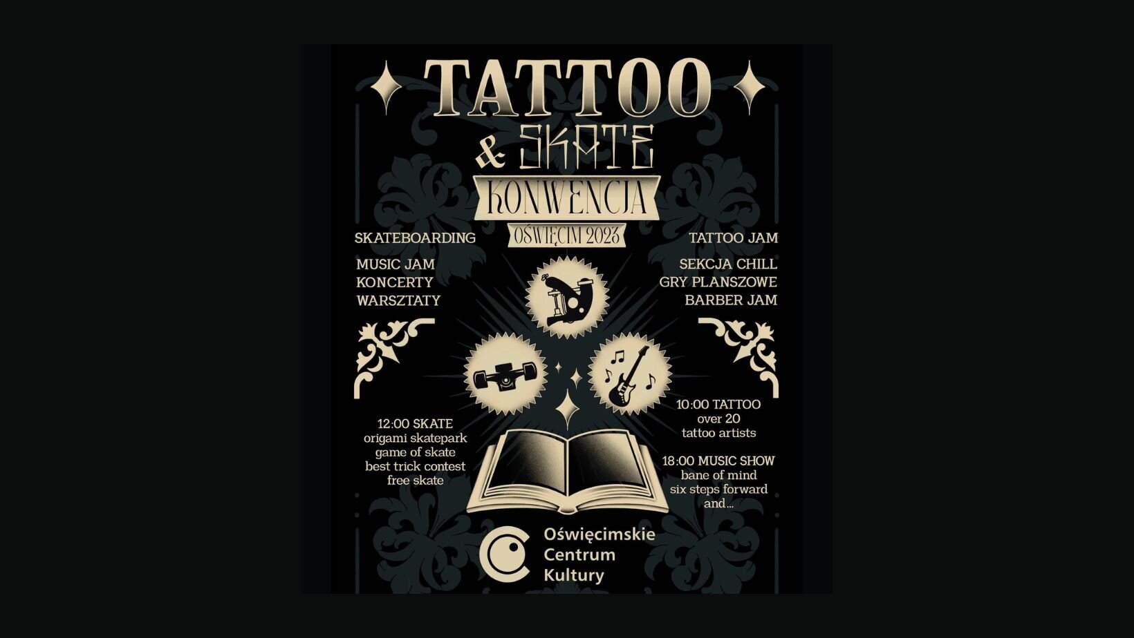 Tattoo and Skate Convention 2023 – Święto Tatuażu, Deskorolki i Muzyki
